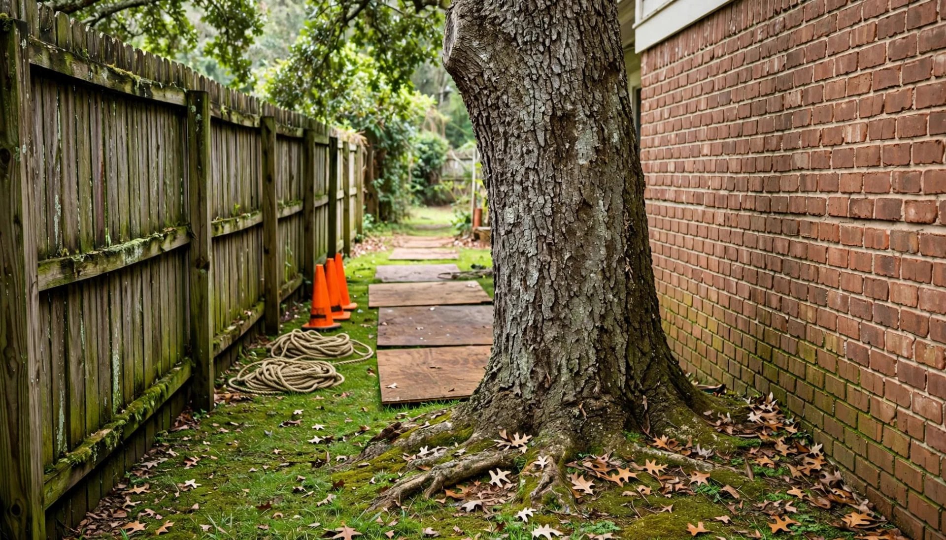 Coastal tree work yard
